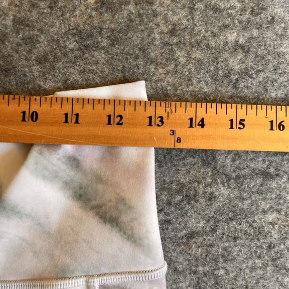 ATHLETA Salutation Stash Pocket II 7/8 Crop SP High Waist‎ Legging White Tie Dye - Picture 3 of 12